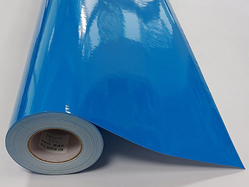 Autocolant albastru deschis lucios, Kointec 3504, 100 cm lăţime