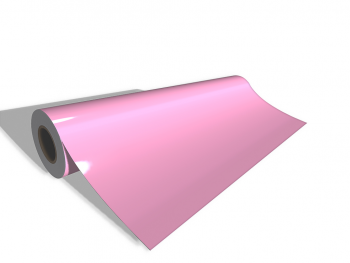 Autocolant Oracal 651G Intermediate Cal, aspect lucios, roz deschis, Soft Pink 045, lățime 126 cm