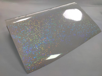 Folii laminare holografică, model geam spart, la rolă cu lățimea de 60cm