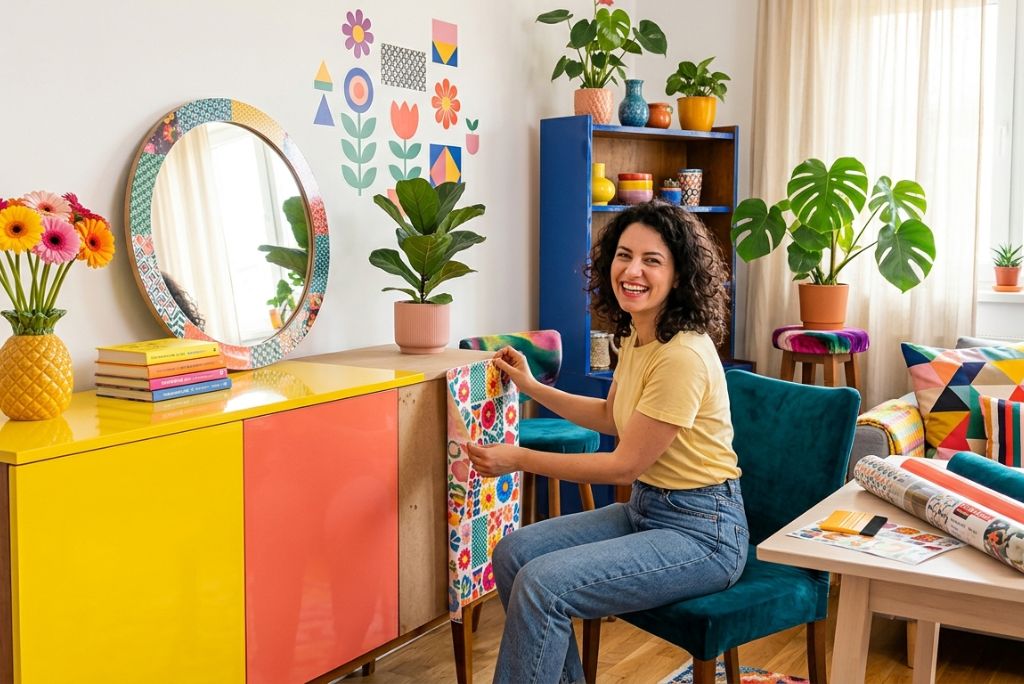 Dopamine decor: Adaugă bucurie și personalitate casei tale cu proiecte DIY simplu de realizat!