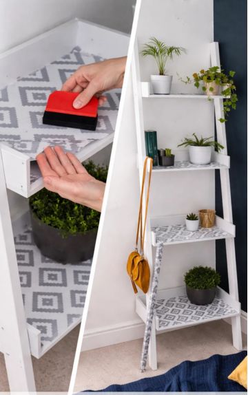 Cum transformi rafturile și etajerele cu autocolant: idei DIY pentru un decor cu personalitate