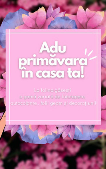 Folina îți prezintă elemente de decor florale