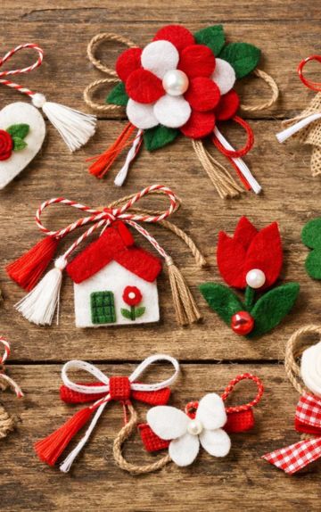 Idei de mărțișoare handmade: cum transformi pâsla colorată, panglicile, sfoara decorativă în cadouri creative