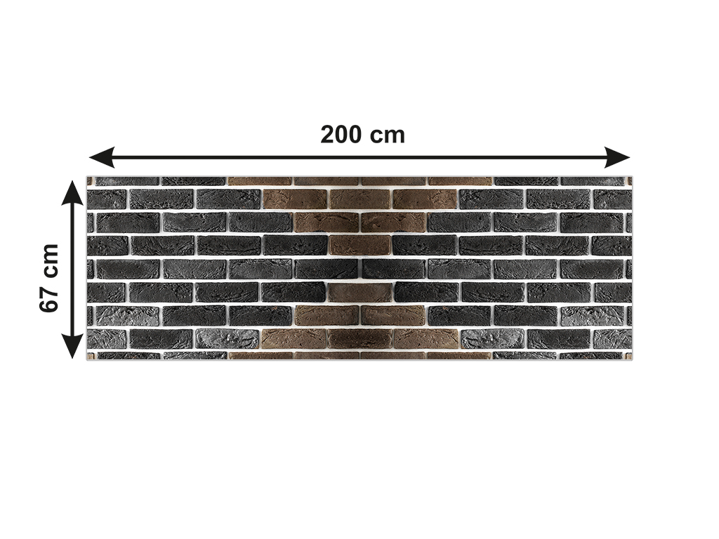 Autocolant perete, Folina, model cărămidă Wels, rolă de 67x200 cm