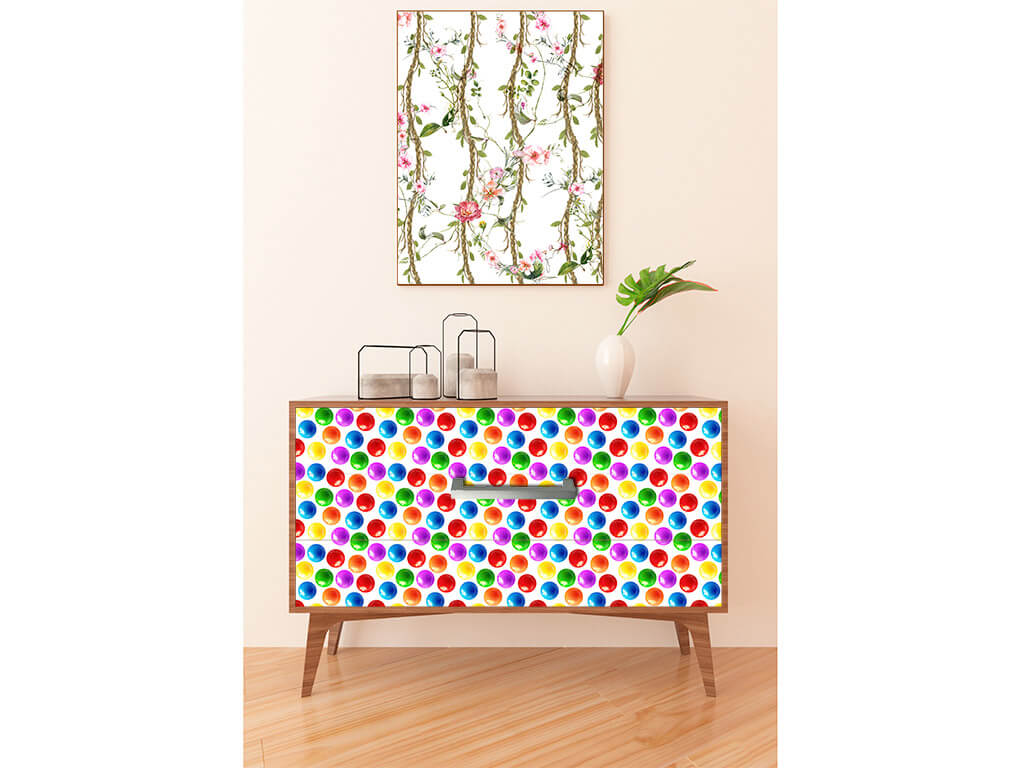 Autocolant-decorativ-model-bile-colorate-3-6156