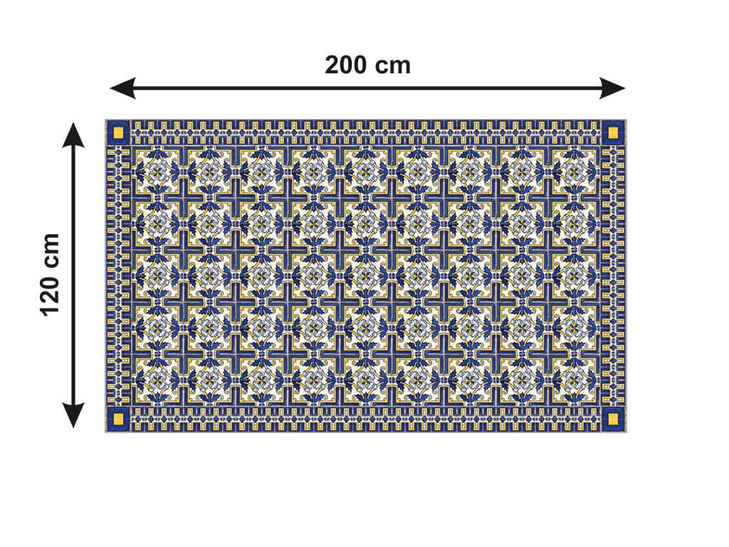 Autocolant-podea-model-decorativ-albastru-galben-rola-3-9355
