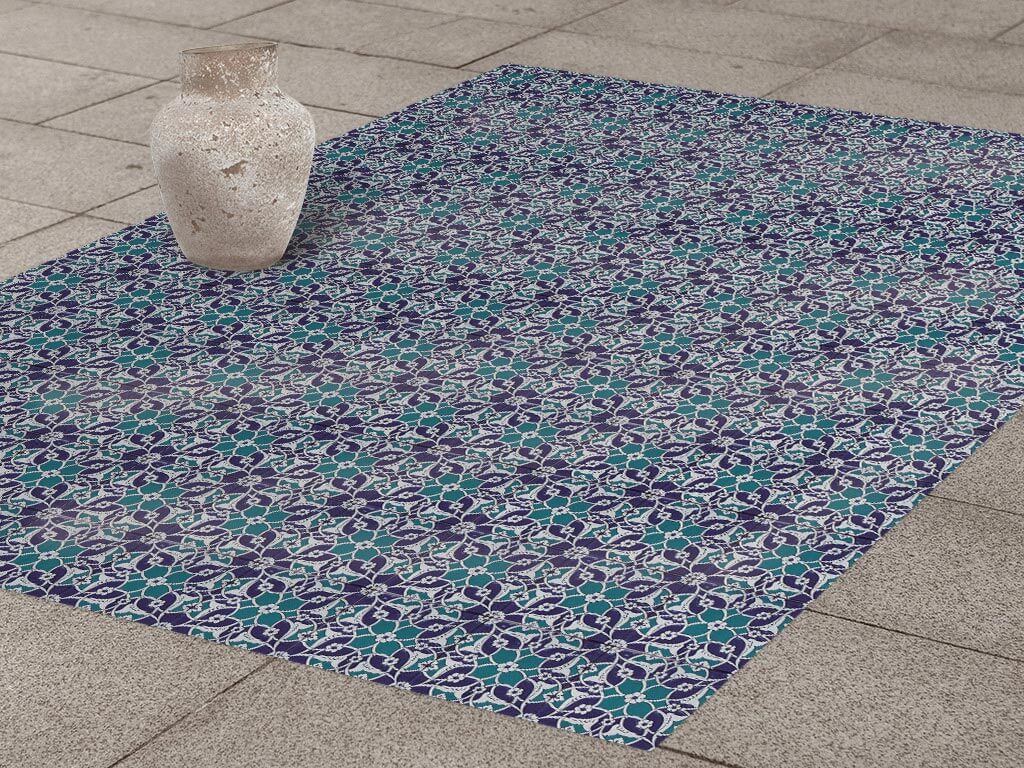 Autocolant-podea-model-floral-nuante-albastru-metru-2-6065