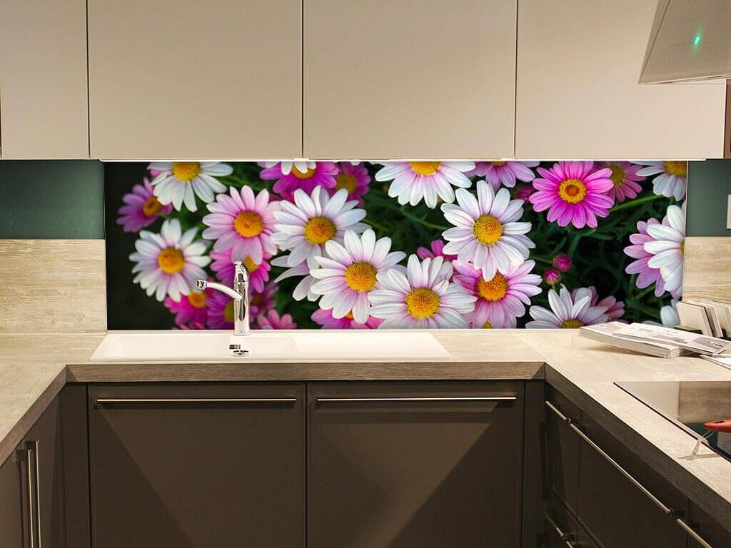 Autocolant perete Daisies, Folina, model floral, rolă de 200x80cm