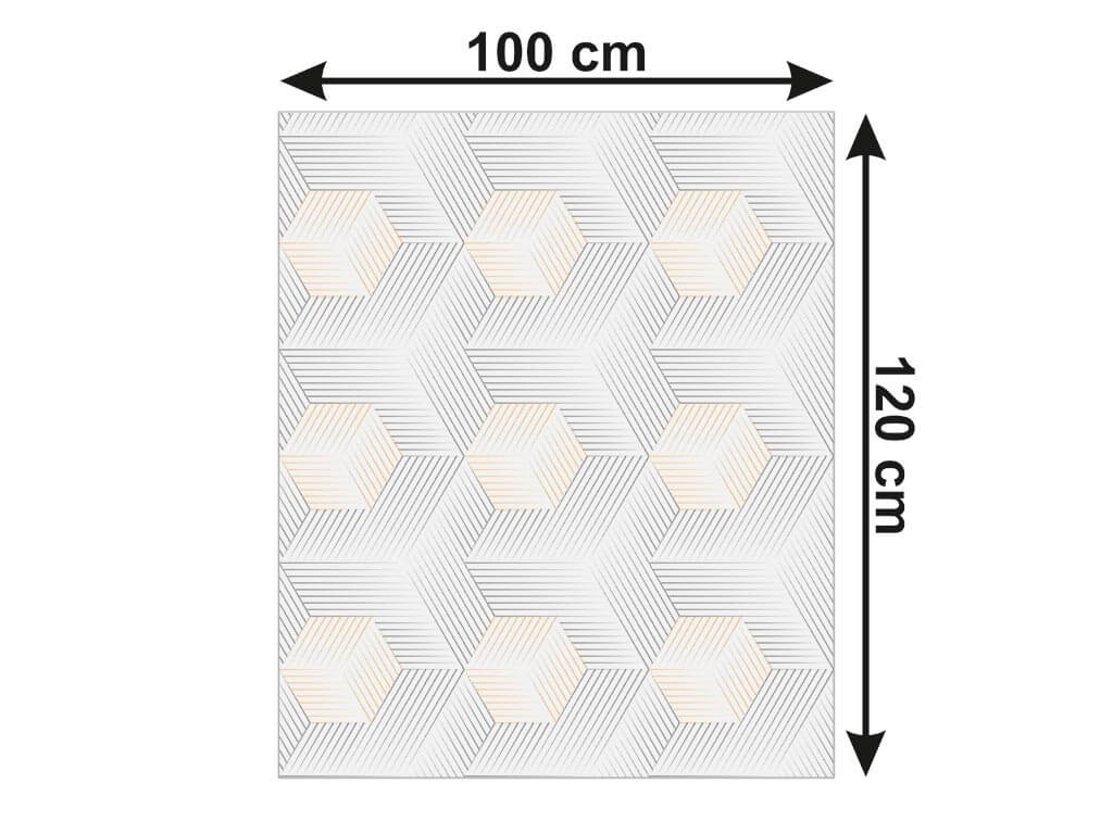 Folie-geam-linii-hexagonale-gri-auriu-2-2435