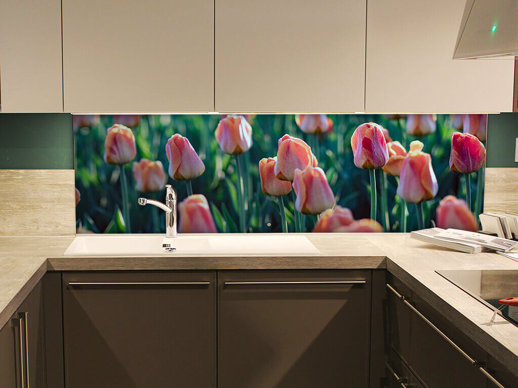 Autocolant perete Lalele, Folina, 200x80cm