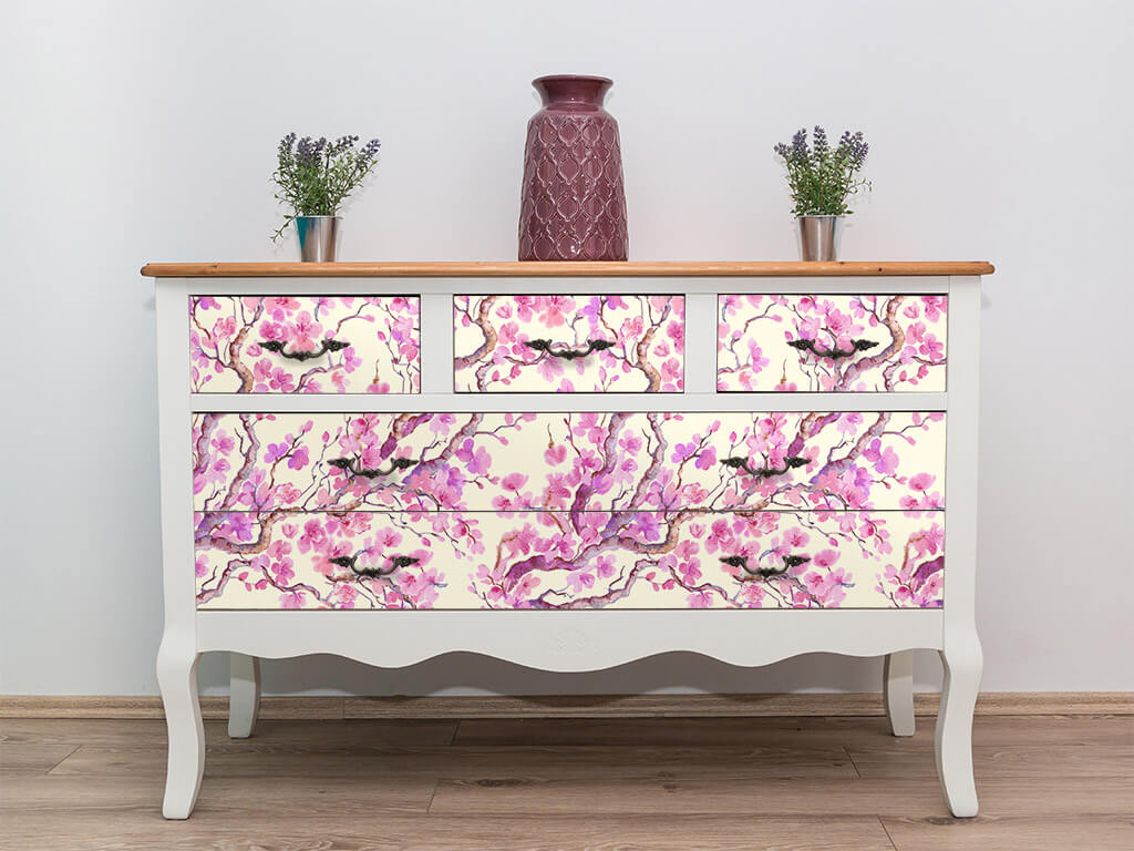 autocolant-decorativ-mobila-model-floral-oriental-roz-2-9962