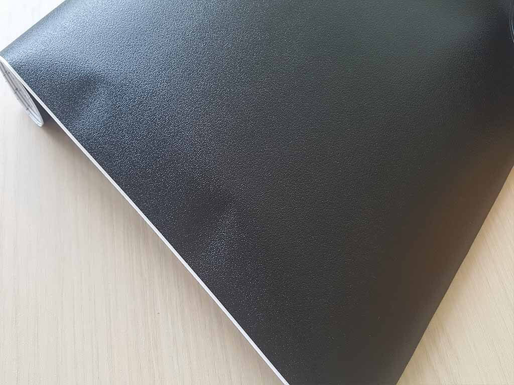 Autocolant negru mat Pixel, Alkor, textură granulată, rola de 45x400 cm