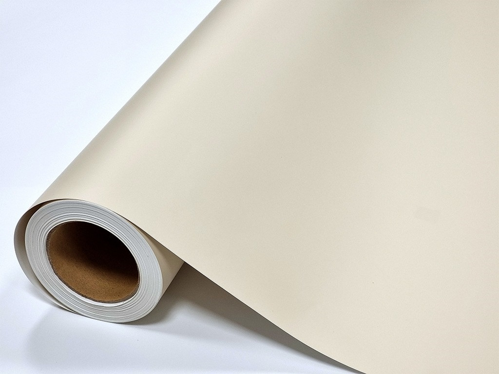Autocolant mobilă ivoire mat, Folina Extinction Milan, rolă de 75x150cm