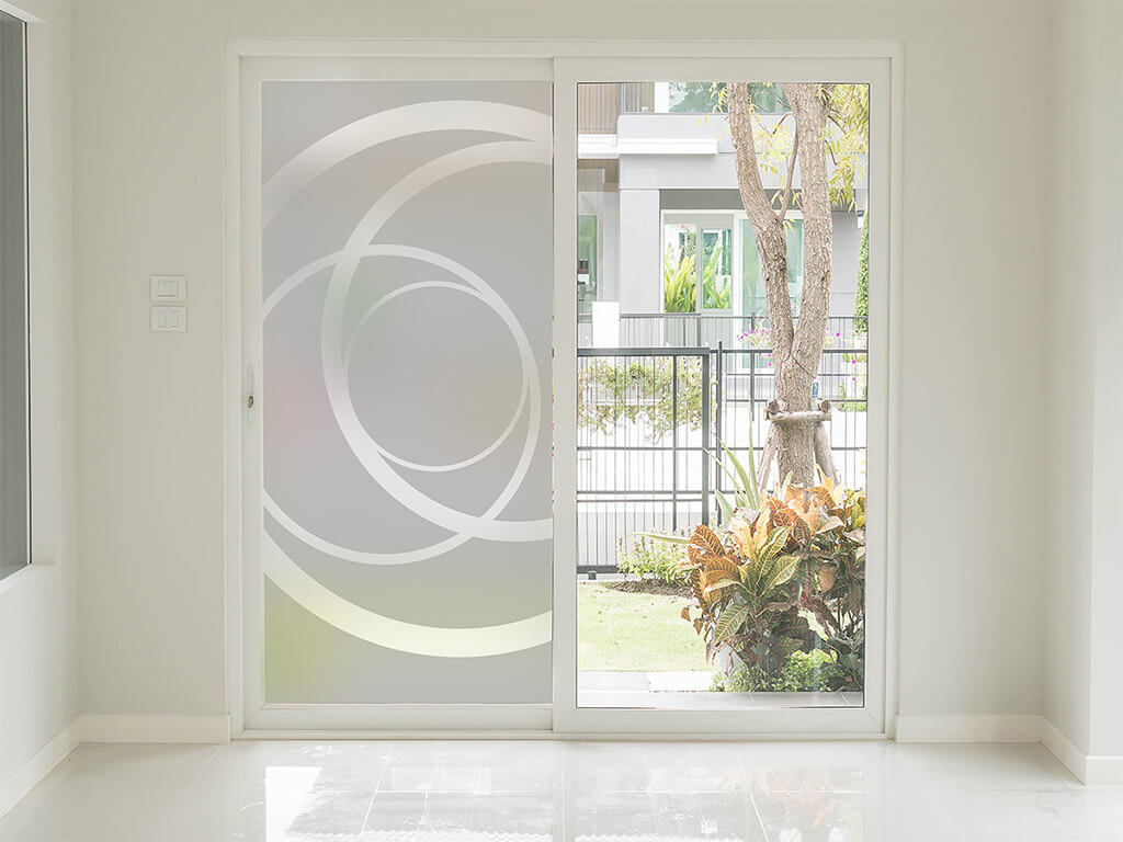 Folie sablare decorativă Olimpia, Folina, pentru uşi din sticlă, rolă de 100x210 cm