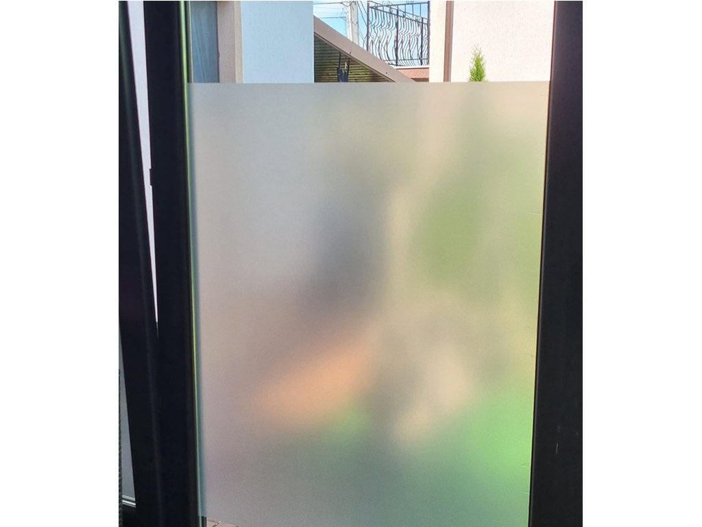 Folie geam sablat, X-Film Silver, autoadezivă, textură satinată, rolă de 126 cm x 10 metri