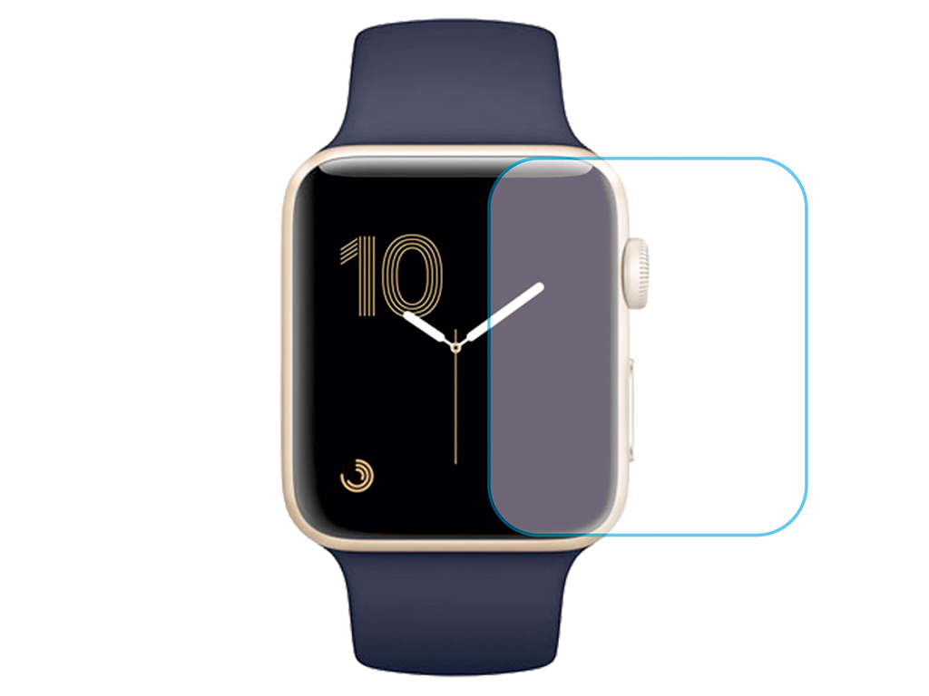 Folie de protecție ceas smartwatch Apple Watch seria 2, 42mm - set 3 bucăți