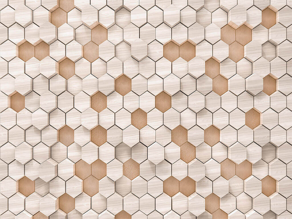 fototapet-3d-komar-woodcomb-nude-model-hexagoane-bej-400-250-cm-4844