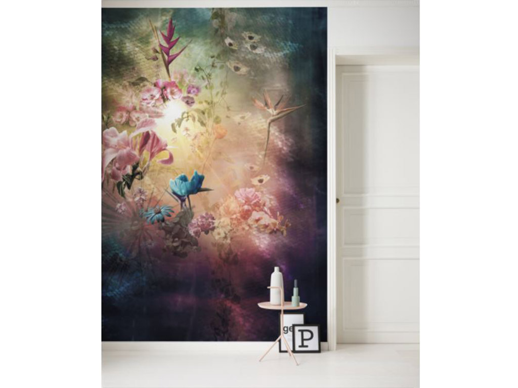 Fototapet floral Enlightenment, Komar, model multicolor, dimensiune fototapet 200x250 cm