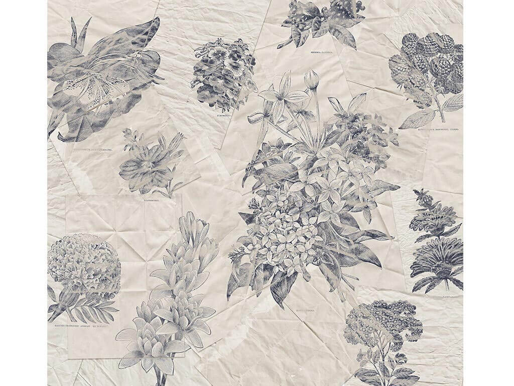 fototapet-modern-floral-gri