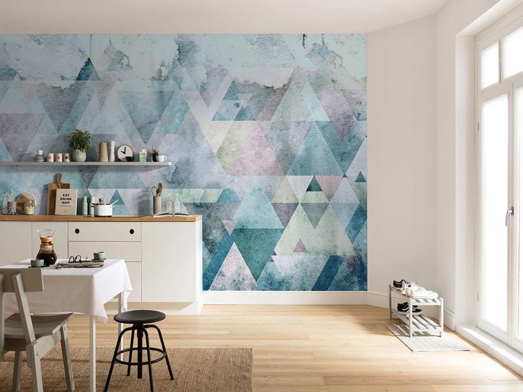 fototapet-triangles-blue-2660