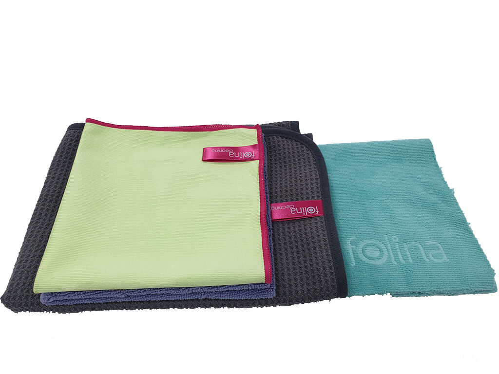 Lavete microfibră, Folina Cleaning, Small Space Pack - set 4 bucăţi
