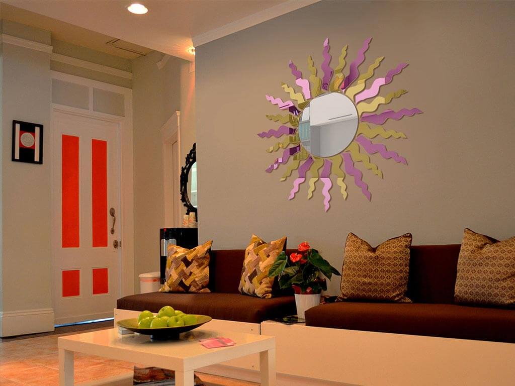 Oglindă Decorativă Colorată Emily Folina Decorațiune Pentru