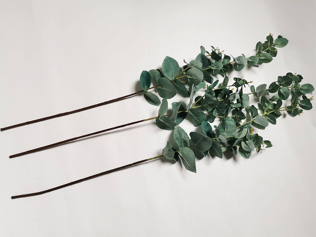 Plantă artificială verde, 70 cm înălţime, 3 crengi