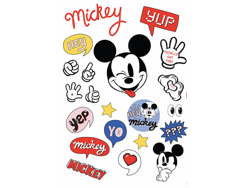 Set 21 stickere Mickey Mouse, Komar, It's a Mickey Thing