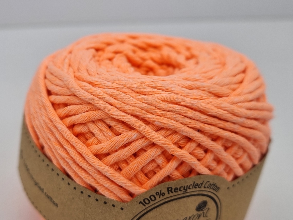 Sfoara bumbac somon, Maccaroni Cotton Premium, fir de 2 mm grosime, 100g