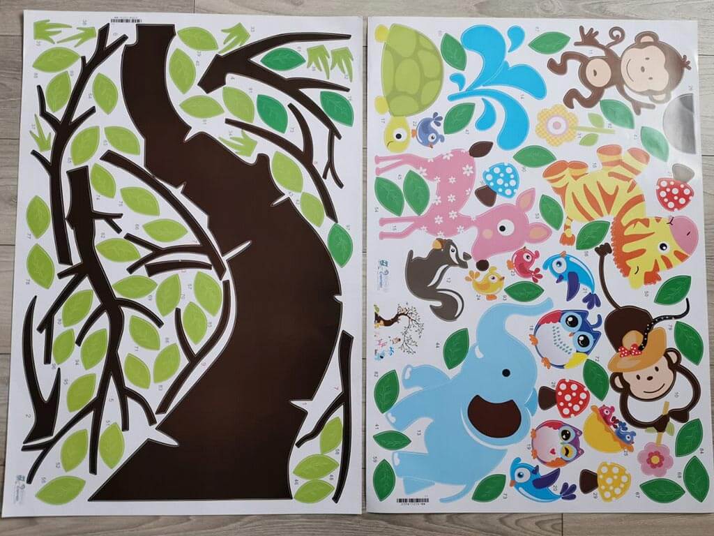 Sticker copii, Folina, Veselie în natură, multicolor