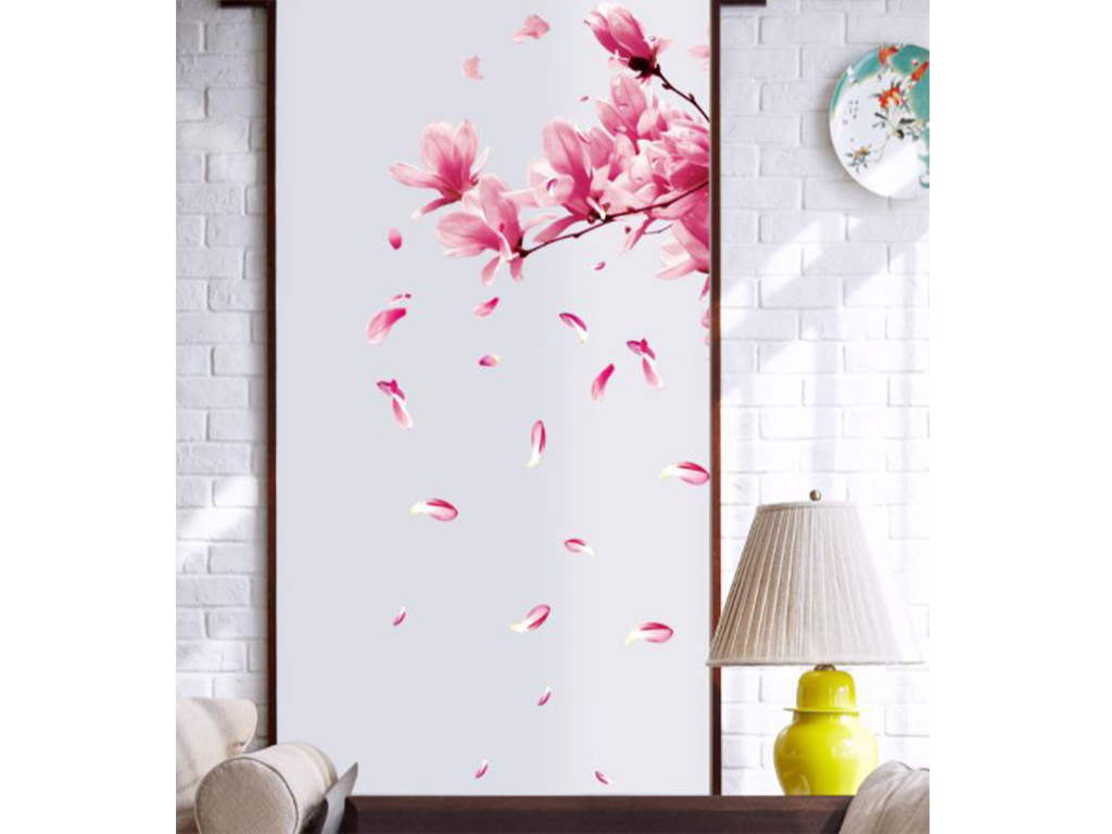 sticker-floare-magnolie-roz-3790