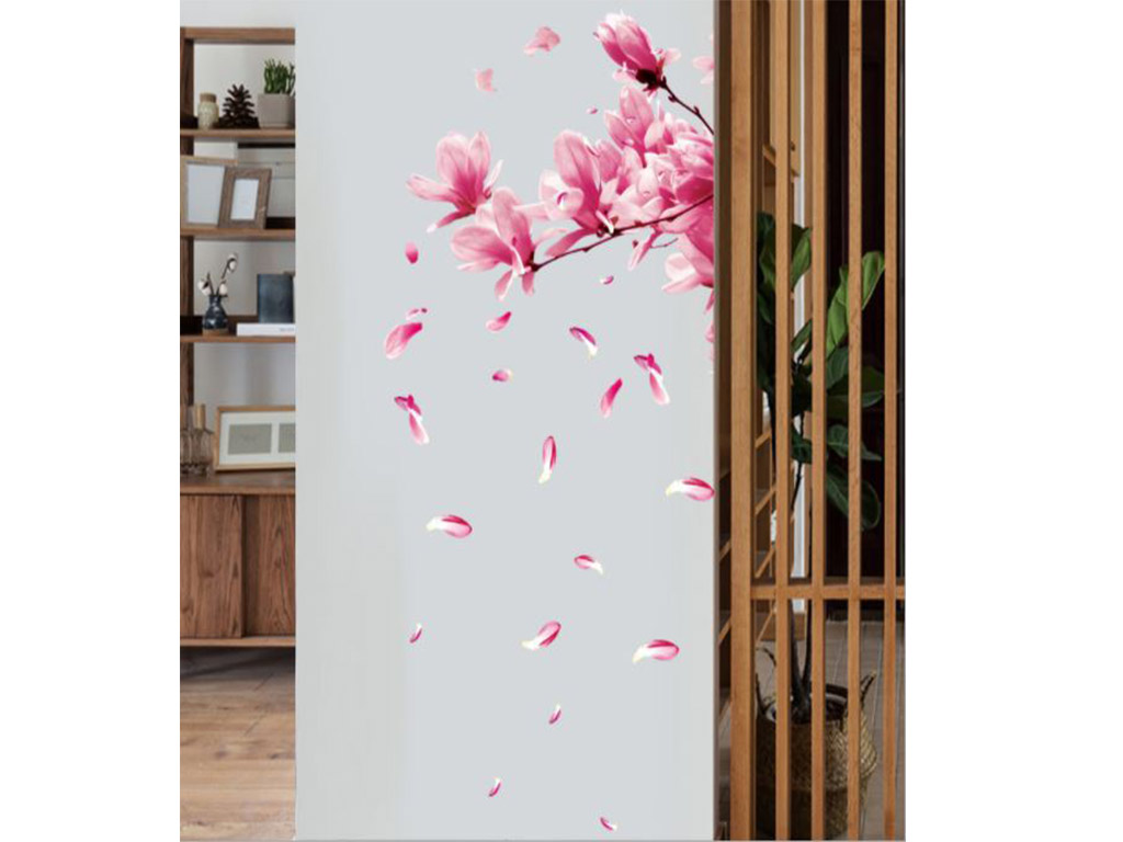 sticker-floral-folina-magnolie-roz-9488