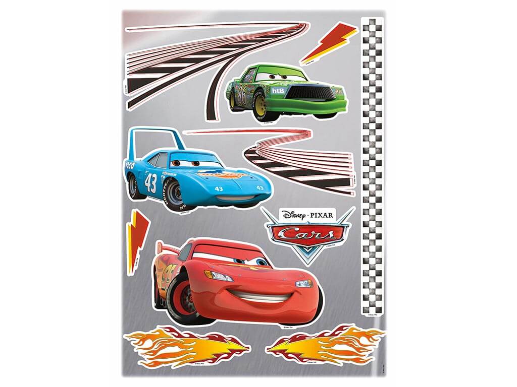 Sticker maşini Cars, Komar, pentru copii, multicolor