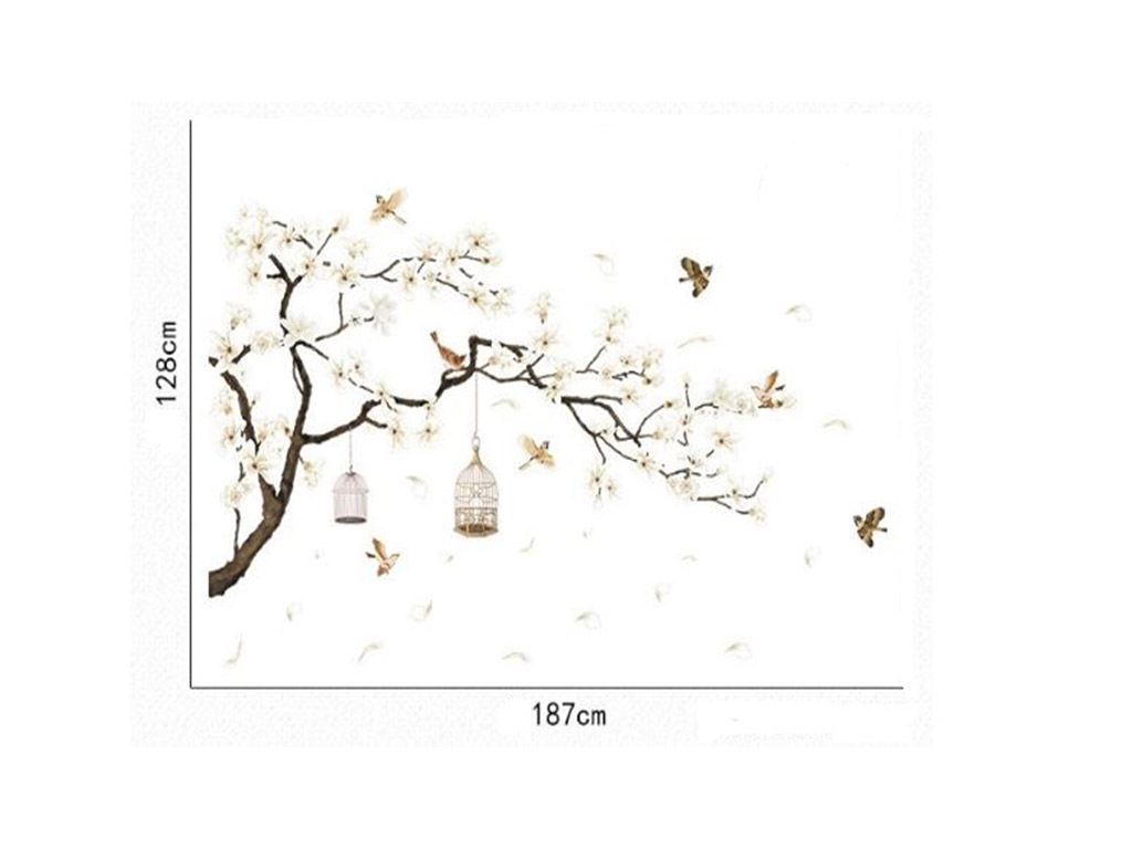sticker-perete-creanga-flori-magnolie-si-pasari-2232