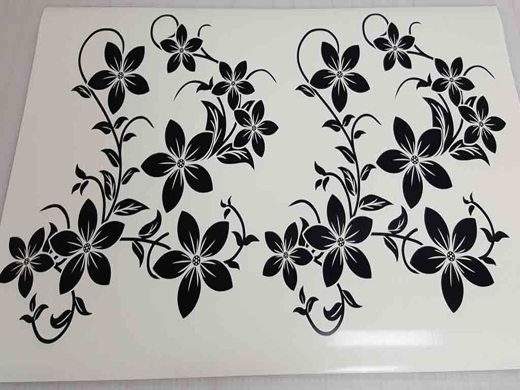 sticker-perete-floare-neagra-dora-2153