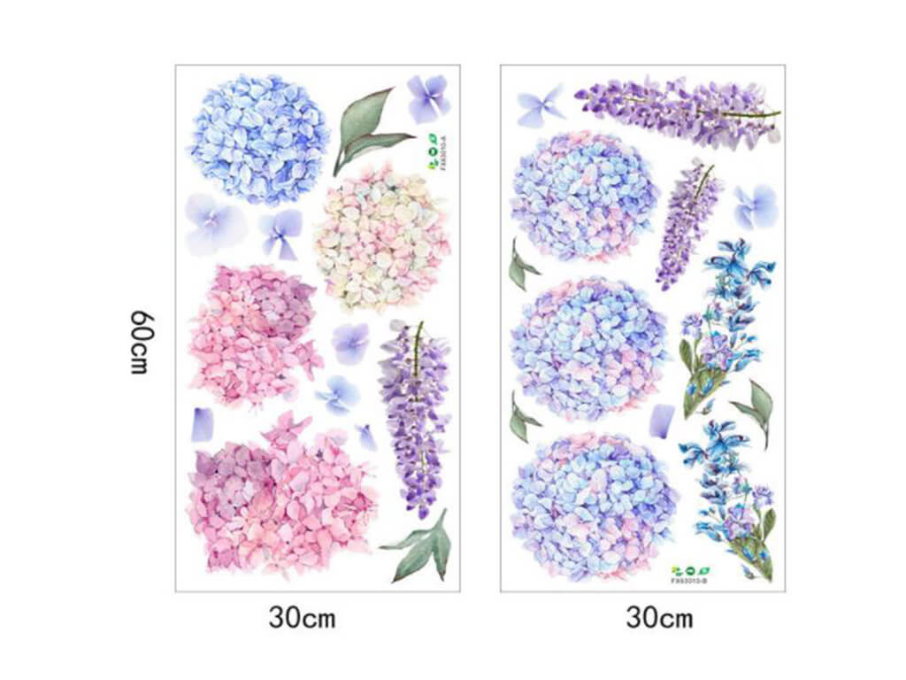 stickere-decorative-model-floral-hortensii-mov-si-roz-7028