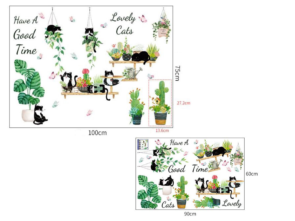 stickere-pisici-jucause-printre-plante-3553