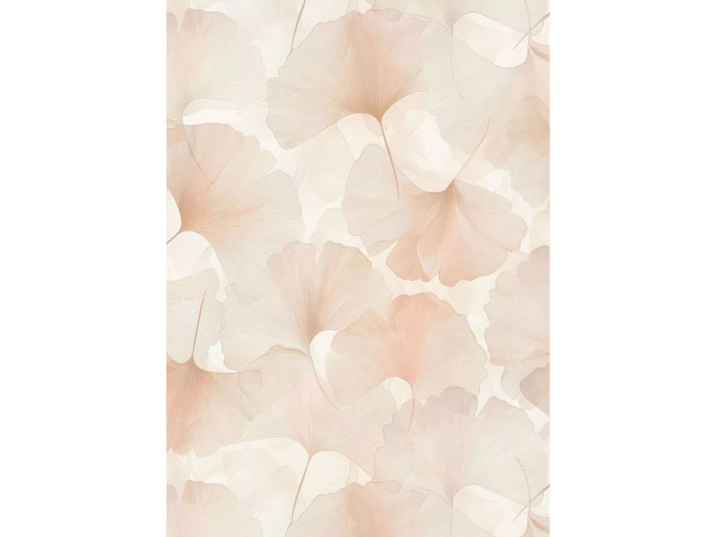 Tapet dormitor, Erismann Elysium 1047005, frunze roz pal cu aspect ușor sidefat, vlies, rolă de 0.53x10 metri