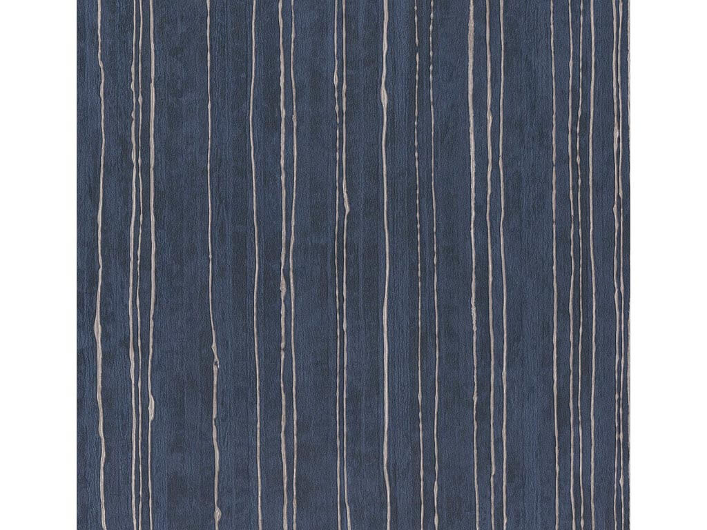 Correction canvas Sale Tapet modern albastru închis cu dungi argintii, Aurum 57704