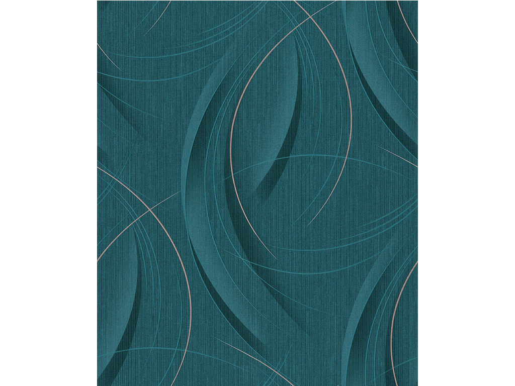 tapet-modern-albastru-cu-model-geometric-2423