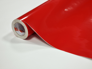 Autocolant roşu lucios Oracal Economy Cal, Red 641G031, 100 cm lățime