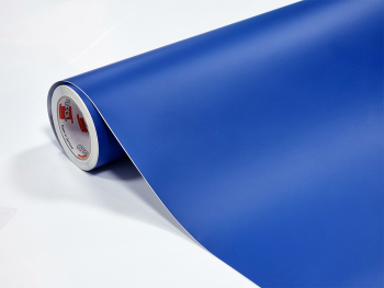 Autocolant albastru mat Oracal Economy Cal, Blue 641M067, 100 cm lățime