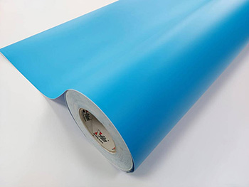 Autocolant bleu, Process Blue 3650, X-Film, aspect mat, lățime 126 cm