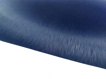 Autocolant cu efect metalic albastru  marin Brushed, Folina, autoadeziv, lățime 152 cm