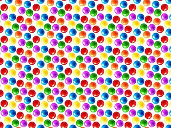Autocolant decorativ, Folina, model bile colorate, multicolor, 120 cm lăţime