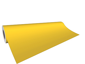 Autocolant galben mat Oracal 641M Economy Cal, Yellow M021, 100 cm lățime, racletă de aplicare inclusă la fiecare comandă