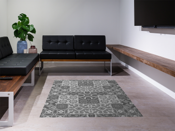 Autocolant gresie şi podele, Folina, model nuanțe de gri, 120 cm lăţime