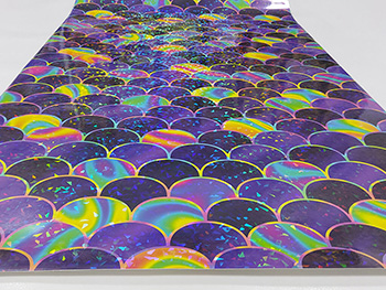 Autocolant holografic decorativ, Folina, model HOL11, 60x200 cm 