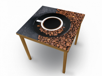 Autocolant blat masă, model cafea, 100 cm lățime
