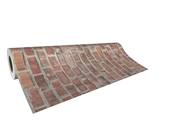 Autocolant perete imitaţie cărămidă, Folina, culoare maro, rola de 60x200 cm Autocolant-perete-imitatie-caramida-maro-1-2205